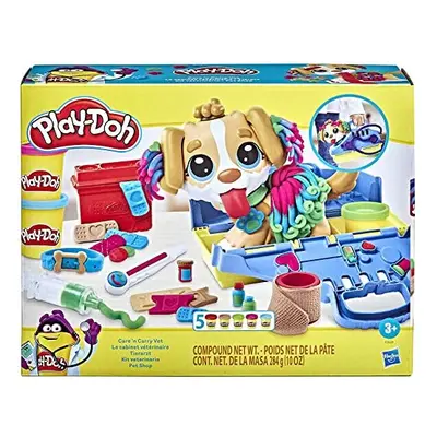 Care n Carry Vet Playset with Toy Dog, Carrier, Tools, Colours, Multicolor