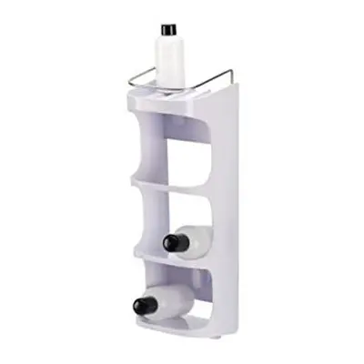 Capsule Compact 4-tier Shower Shelf, no drilling, bathroom rack organiser for shampoo - White