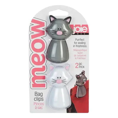 Joie 2pc Meow Cat-Themed Bag Clips Set - Purrfect for Sealing in Freshness