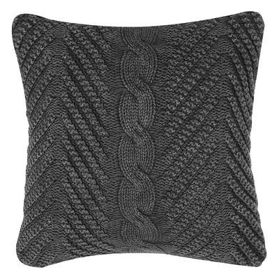 Throw Cushion Solid KONNI Cotton x cm Grey