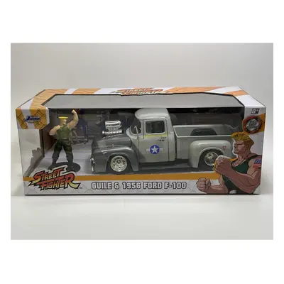 Street Fighter Guile Figure and Ford F-100 1:24 Scale Jada 253255057