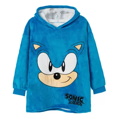 Sonic The Hedgehog Boys Fleece Hooded Hoodie Blanket