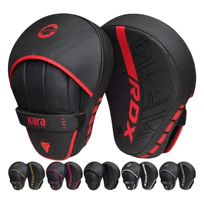 (Red) RDX Boxing Pads Curved Focus Mitts