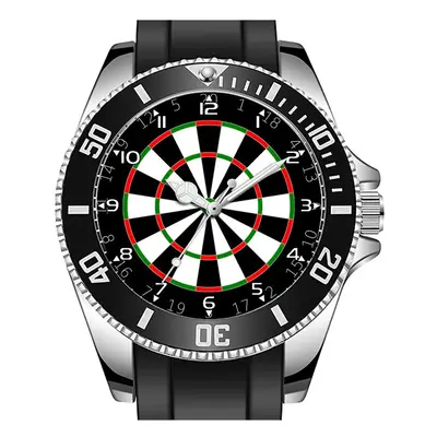 Dart Game Black New Sporty Unique Stylish Wrist Watch