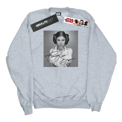 (3XL, Sports Grey) Star Wars Mens Princess Leia Organa Sweatshirt