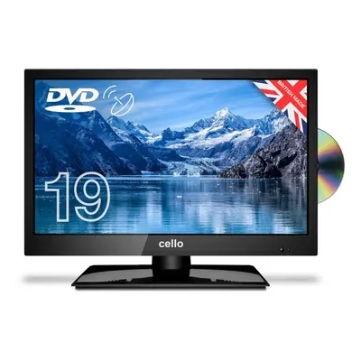 Cello 19" Inch HD Ready LED TV with Freeview HD and Built in DVD Player