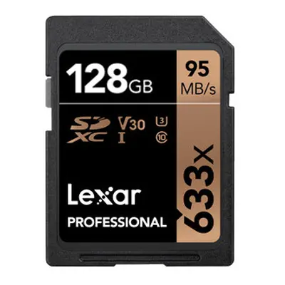 Lexar SD Professional 633X 95MB/s Flash Memory Card 128GB