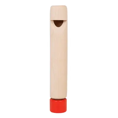 (Wood+Red) Pull Wooden Flute Early Childhood Education Music Enlightenment Voice-Changing Musica