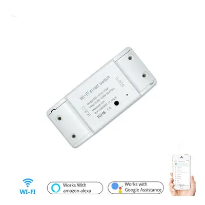 WiFi Smart On-off Device Mobile Phone Wireless Remote Control Timer Switch Works with Alexa Goog