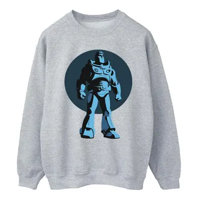 (XXL, Sports Grey) Disney Mens Lightyear Buzz Standing Circle Sweatshirt