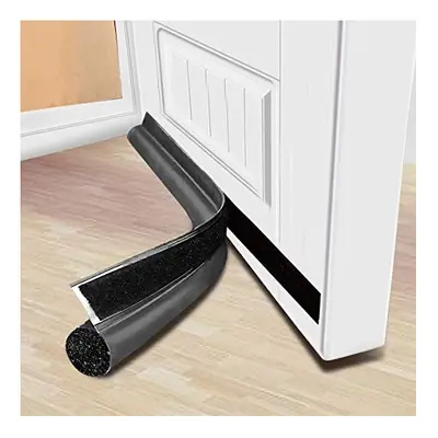 RAM ONLINE Black Large Door Draught Window Insulation Draft Excluder 95CM