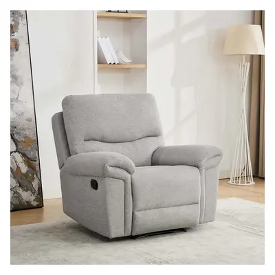 (Light Grey, Seater) Fosse 1,2 & Seater Manual Recliner Sofa