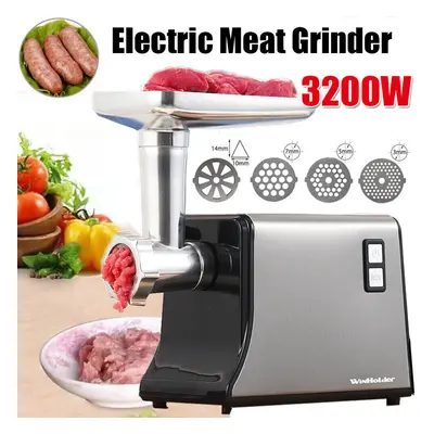 3200W Heavy Duty Electric Meat Grinder Mincer Sausage Stuffer Maker Machine