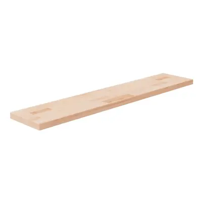 (100 x x 2.5 cm (L x W x H)) vidaXL Solid Wood Oak Shelf Board Untreated Wooden Storage Shelf Mu