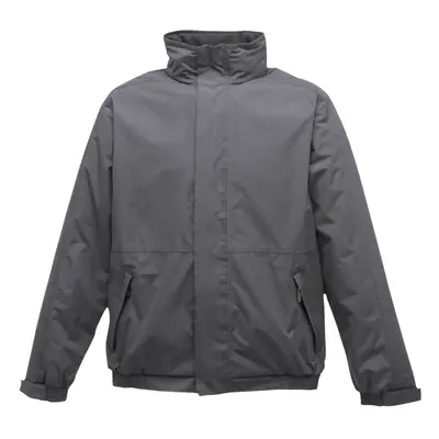 (3XL, Seal Grey/Black) Regatta Dover Waterproof Windproof Jacket (Thermo-Guard Insulation)