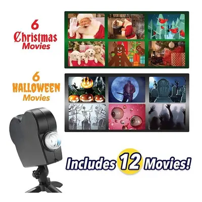 Christmas Halloween Holographic Optical Projector Home Window Display