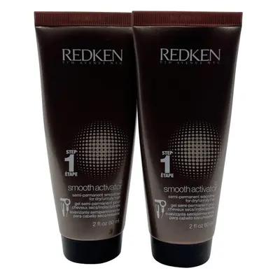 Redken Smooth Activator Semi Permanent Step Dry & Unruly Hair OZ Set of