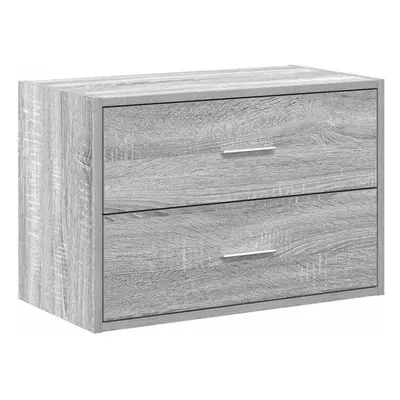 (grey sonoma, pcs) vidaXL Cabinets with Drawers Cupboard Sideboard Highboard Engineered Wood