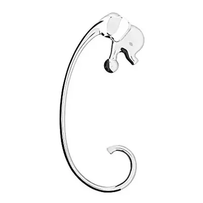 Alessi Jumbo FGO05 Design Elephant Shaped Purse Hook Stainless Steel, Mirror Polished