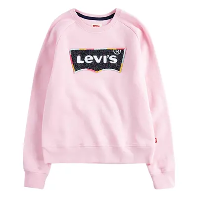 Levi's Girls' Crewneck Sweatshirt Rose/Confetti