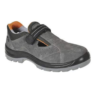 (10.5 UK, Grey) Portwest Mens Steelite Obra Suede Safety Sandals