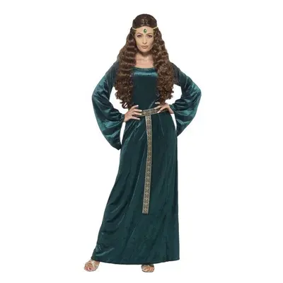 Smiffy's Adult Women's Medieval Maiden Costume, Dress And Headband, Tales Of - - ladies medieval