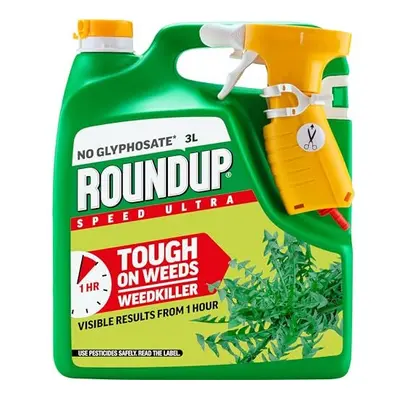 Roundup Speed Ultra Glyphosate Free, Weedkiller, Manual Spray - Litre