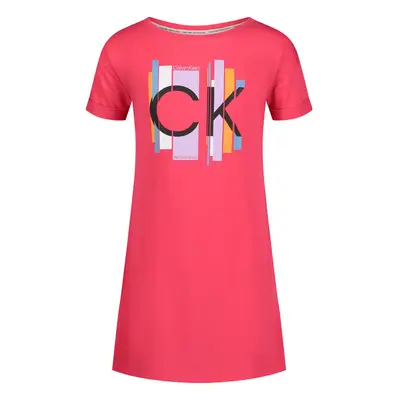 Calvin Klein Girls' Performance Dress Pull-On Style with Crew-Neck Ne