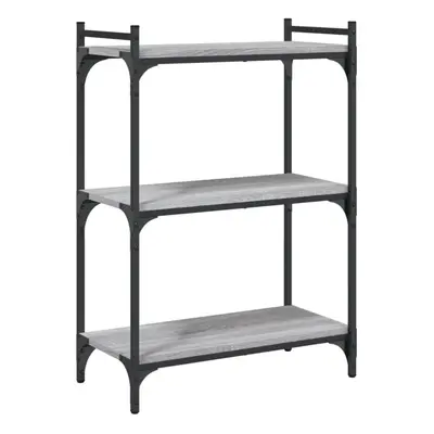 (grey sonoma, x x cm) vidaXL Bookcase Bookshelf Storage Cabinet Rack Book Shelf Engineered Wood