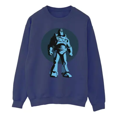 (XXL, Navy Blue) Disney Mens Lightyear Buzz Standing Circle Sweatshirt