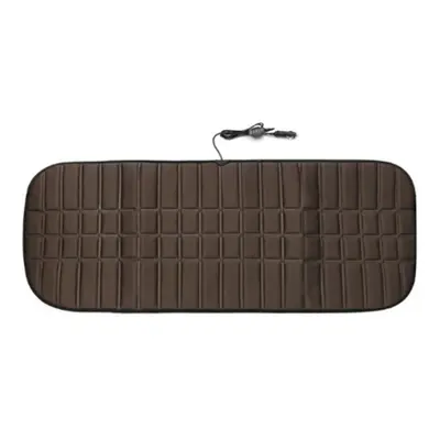 (Coffee) Car Rear Row Heating Seat Cushion Winter Heater 12V