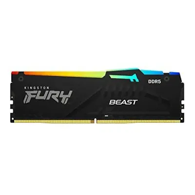 Kingston Fury Beast DDR5 RGB 16GB (2x8GB) 5200MT/s DDR5 CL40 DIMM Desktop Gaming Memory Kit of -