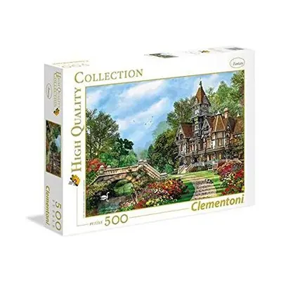 Clementoni Clementoni-35048-High Quality Collection-Old Waterway cottage-500 Pieces, Multi-Colou