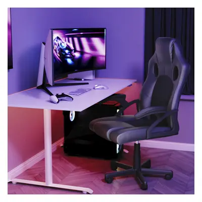 (Grey) Coma Racing Gaming Chair Home Office Study