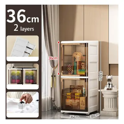 (white, layers 36cm) Bathroom Storage Cabinet 2/3/4 Layers, Kitchen Storage Cabinet, Toilet Stor