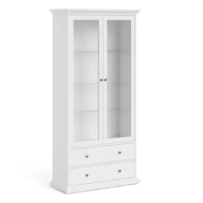 Paris China cabinet in White