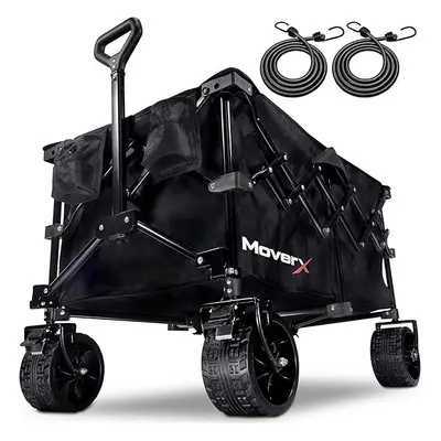 MoverX 200L Festival Trolley on Wheels, Folding Wagon, Portable Camping Cart, Collapsible Foldab