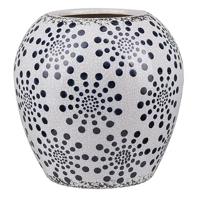 Flower Vase MILETOS Ceramic White