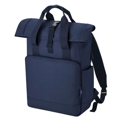 (One Size, Navy Dusk) Bagbase Roll Top Twin Handle Laptop Bag