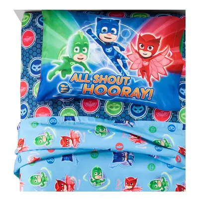 PJ Masks Twin Sheet Set Its Hero Time