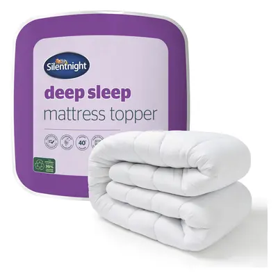 Silentnight Deep Sleep Mattress Topper, Hypoallergenic, Super King