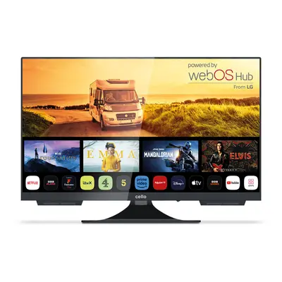 Cello 24â³ Smart WebOS Traveller 12-Volt TV with Freeview Play