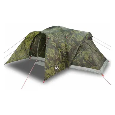 (camouflage, x x cm) vidaXL Family Tent Dome 6-Person Camping Tent Lightweight Tent Waterproof