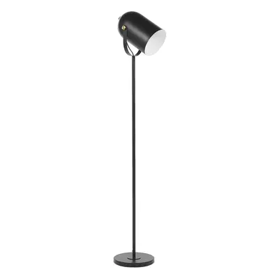 Floor Lamp TYRIA Adjustable Metal Black