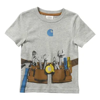 Carhartt Toddler Boys Performance Logo Tee Toolbelt Grey Heather 4T