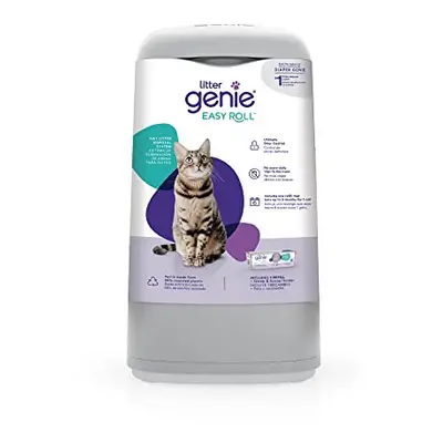 Litter Genie Easy Roll Pail, Cat Litter Disposal System, Ultimate Odor Control, Effortless Clean