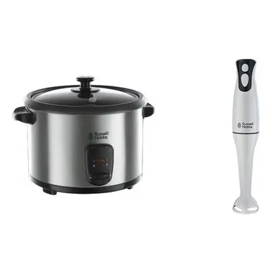 Rice Cooker and Steamer, 1.8 + Hand Blender