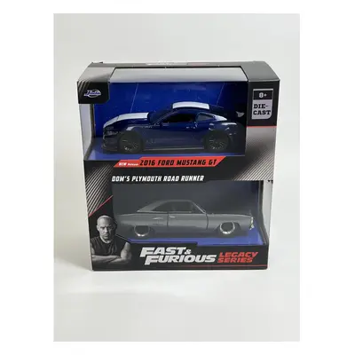 Fast and Furious Twin Set Ford Mustang and Plymouth Road Runner 1:32 Jada 34255