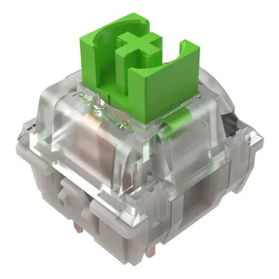 Mechanical Switches Pack - Green Clicky Switch (Optimized for Gaming, Transparent Switch Housing