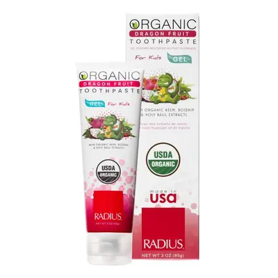 Radius Kids USDA Organic Toothpaste - Dragon Fruit - Months+